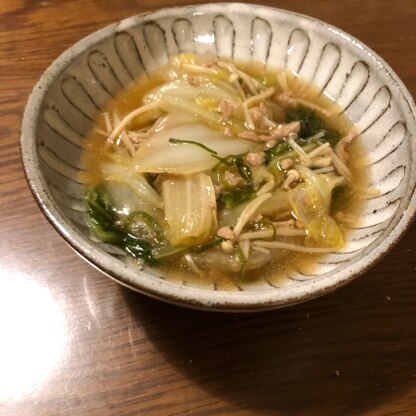 程よい甘さで冬にぴったりの美味しい料理でした！野菜に餡が絡んでまろやかな味を楽して良かったです。